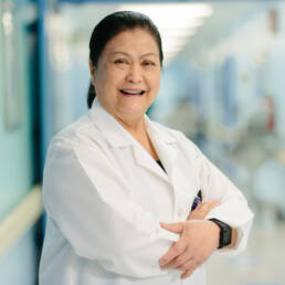 Nurse Manager Portrait in Hospital Hallway